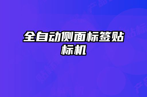 全自動側(cè)面標(biāo)簽貼標(biāo)機(jī)