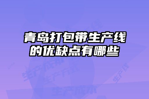 青島打包帶生產(chǎn)線的優(yōu)缺點(diǎn)有哪些