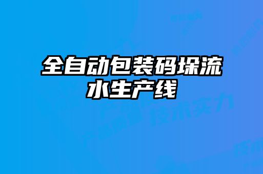 全自動(dòng)包裝碼垛流水生產(chǎn)線