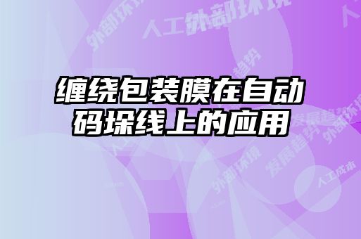 纏繞包裝膜在自動(dòng)碼垛線上的應(yīng)用